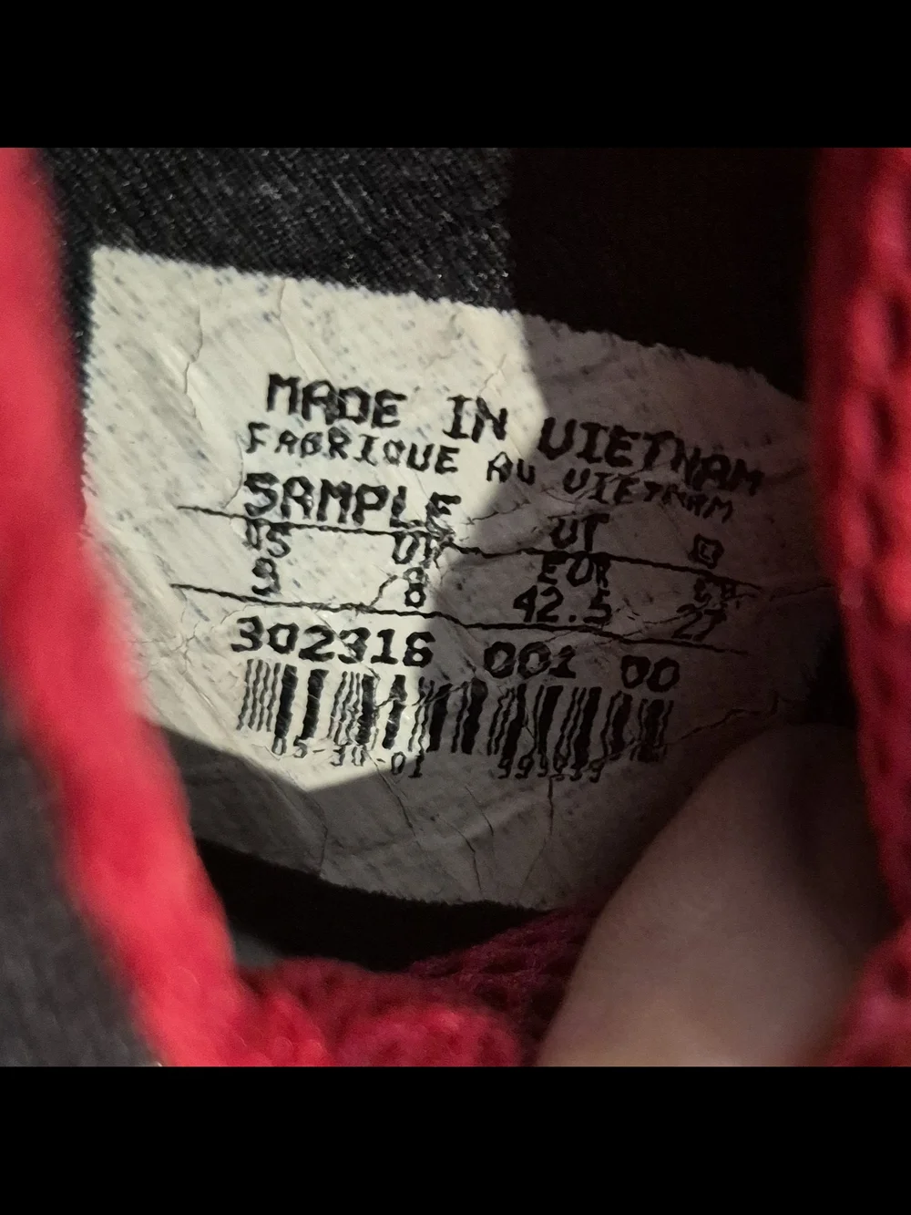 SAMPLE DS Nike Air Presto Wovenowtop 